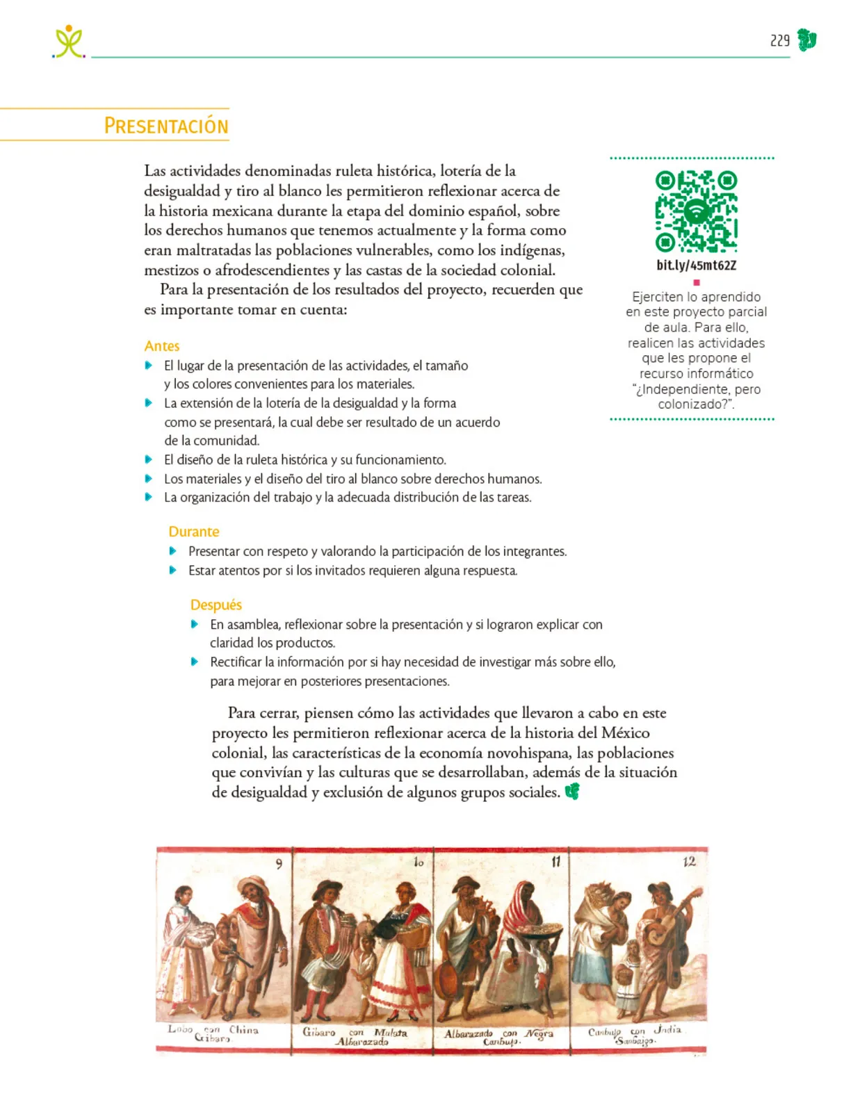 Miniatura página 230 de Colección Sk´asolil. Nuestro libro de Proyectos. Tomo I.    Libro de Educación Telesecundaria Grado 2°  Ciclo Escolar 2025 - 2026