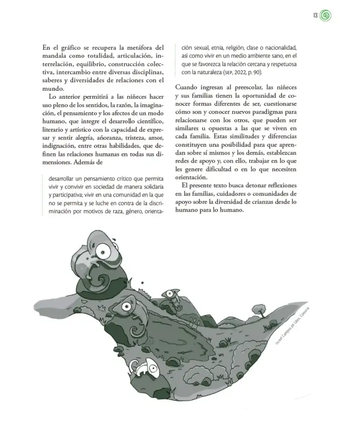 Página 14 de Crianza para la libertad. Libro para las familias. Fase 2 Libro de Educación Preescolar Grado 1°, 2°, 3° Ciclo Escolar 2025 - 2026