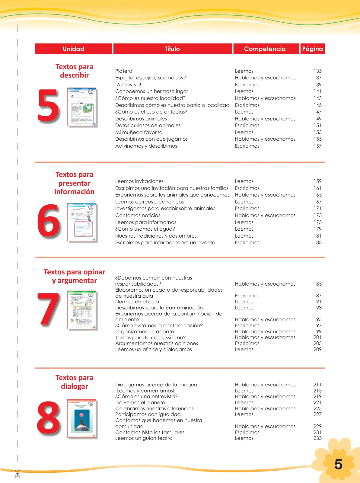 Miniatura página 7 de Comunicación 2 : cuaderno de trabajo para segundo grado de Educación Primaria 2019 · 2019