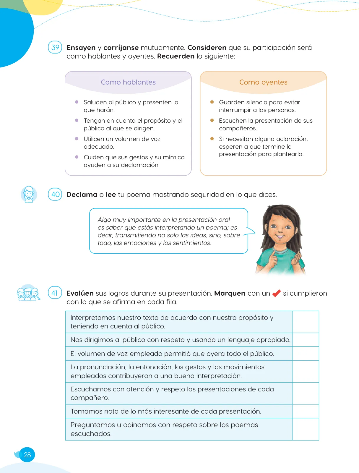 Página 30 de Cuadernillo de Comunicación 5. Quinto grado de Primaria · 2024