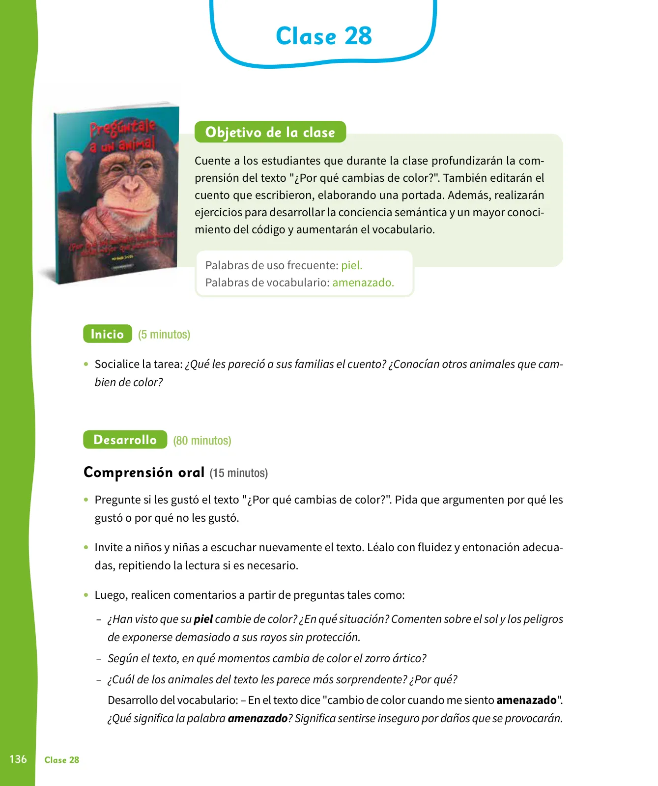 Página 137 de Lenguaje y Comunicación – Primero Básico | Texto del Estudiante MINEDUC – Descargar PDF · 2024