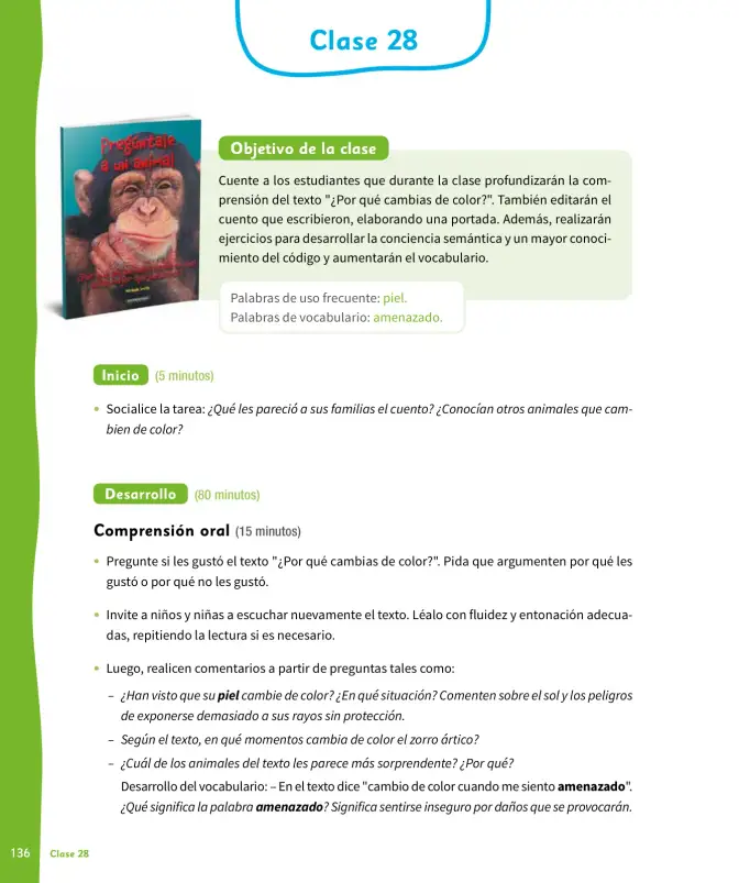 Página 137 de Lenguaje y Comunicación – Primero Básico | Texto del Estudiante MINEDUC – Descargar PDF · 2024