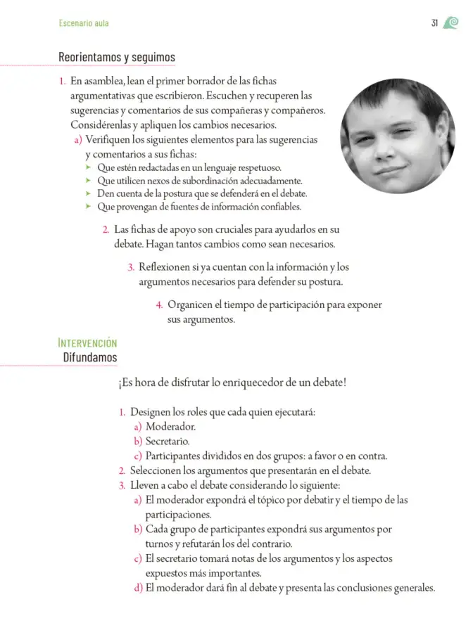 Página 34 de Proyectos de Aula. Libro de Educación Primaria Grado 5° Ciclo Escolar 2025 - 2026