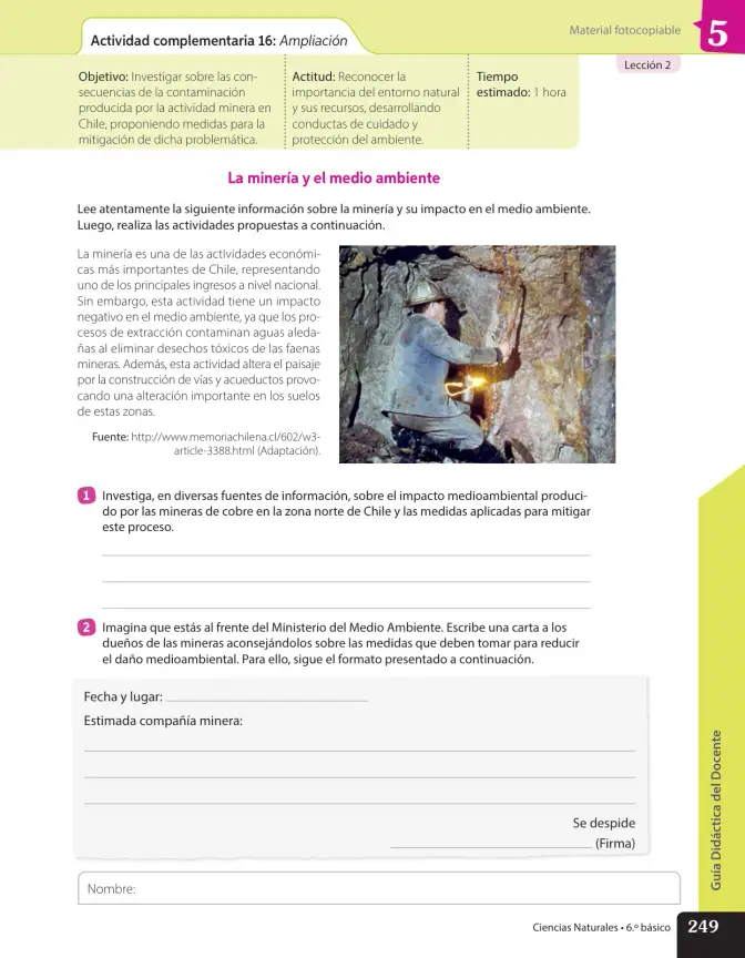 Página 136 de Libro de Ciencias Naturales – Quinto Básico | Texto del Estudiante MINEDUC – Descargar PDF · 2024