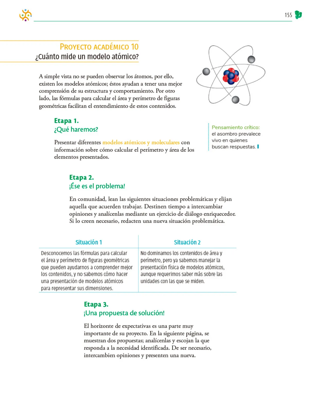 Página 156 de Colección Sk´asolil. Nuestro libro de Proyectos. Tomo I. Libro de Educación Telesecundaria Grado 2° Ciclo Escolar 2025 - 2026