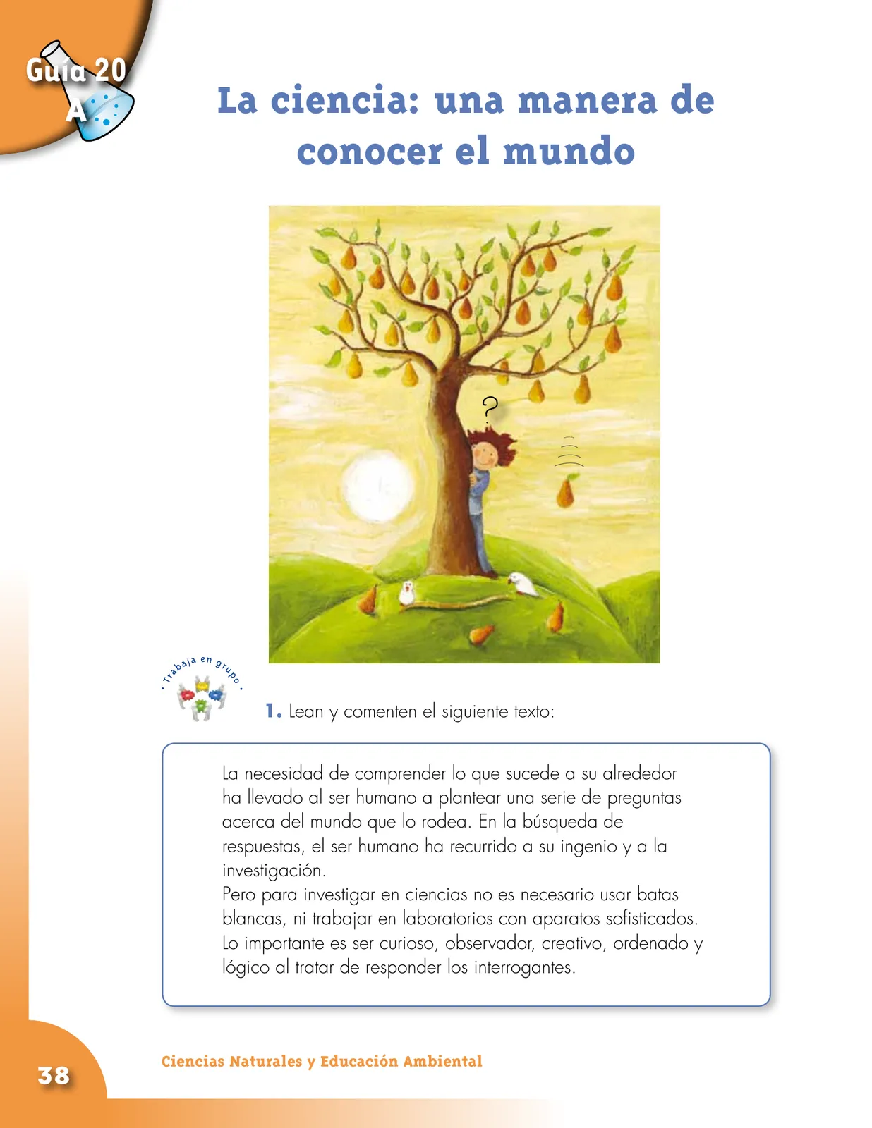 Página 38 de Ciencias Naturales 5° · Cartilla 03