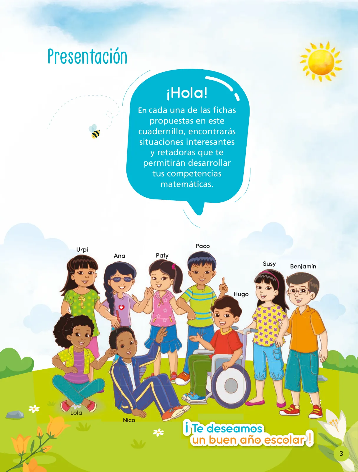 Página 5 de Cuadernillo de Matemática 4, cuarto grado de Primaria · 2023