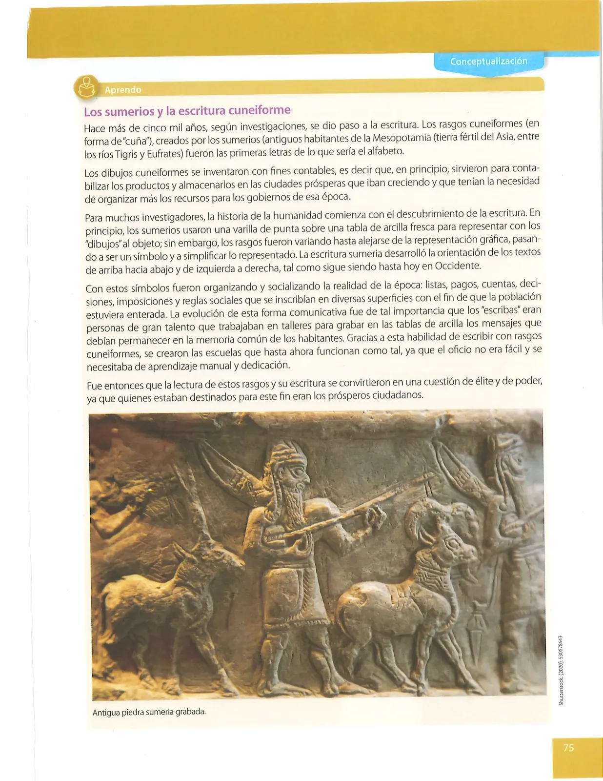 Página 75 de Lengua Y Literatura · 8 EGB · 2025