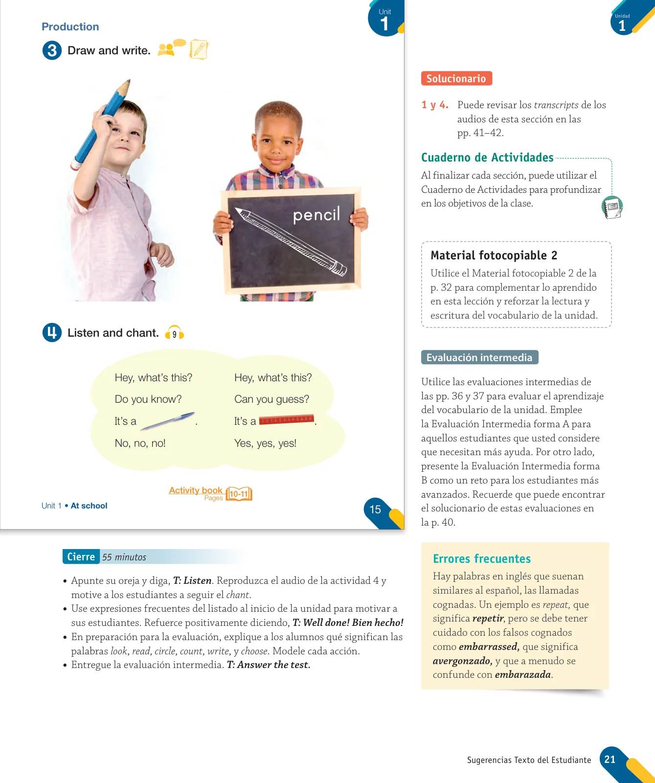 Página 23 de Inglés – Primero Básico | Student’s Book MINEDUC – Descargar PDF · 2024