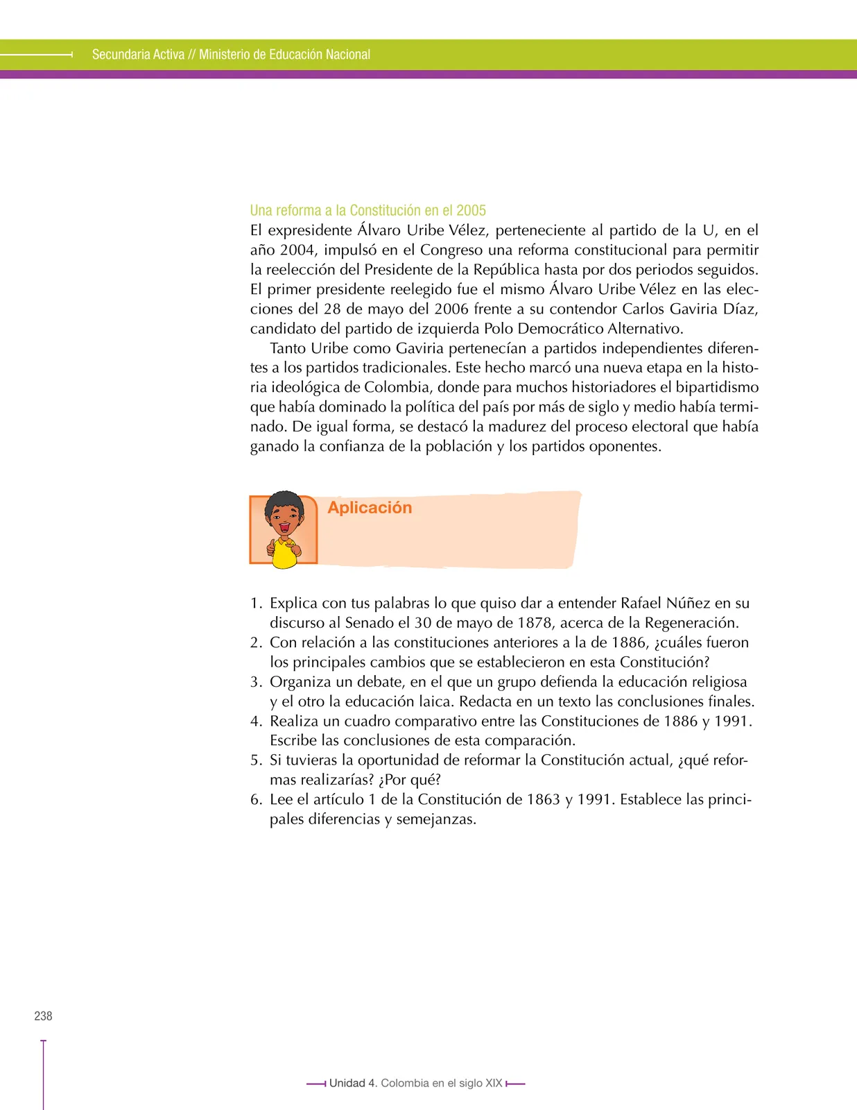 Página 238 de Ciencias Sociales 8° · Secundaria Activa