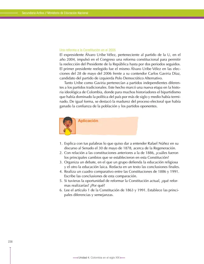 Página 238 de Ciencias Sociales 8° · Secundaria Activa