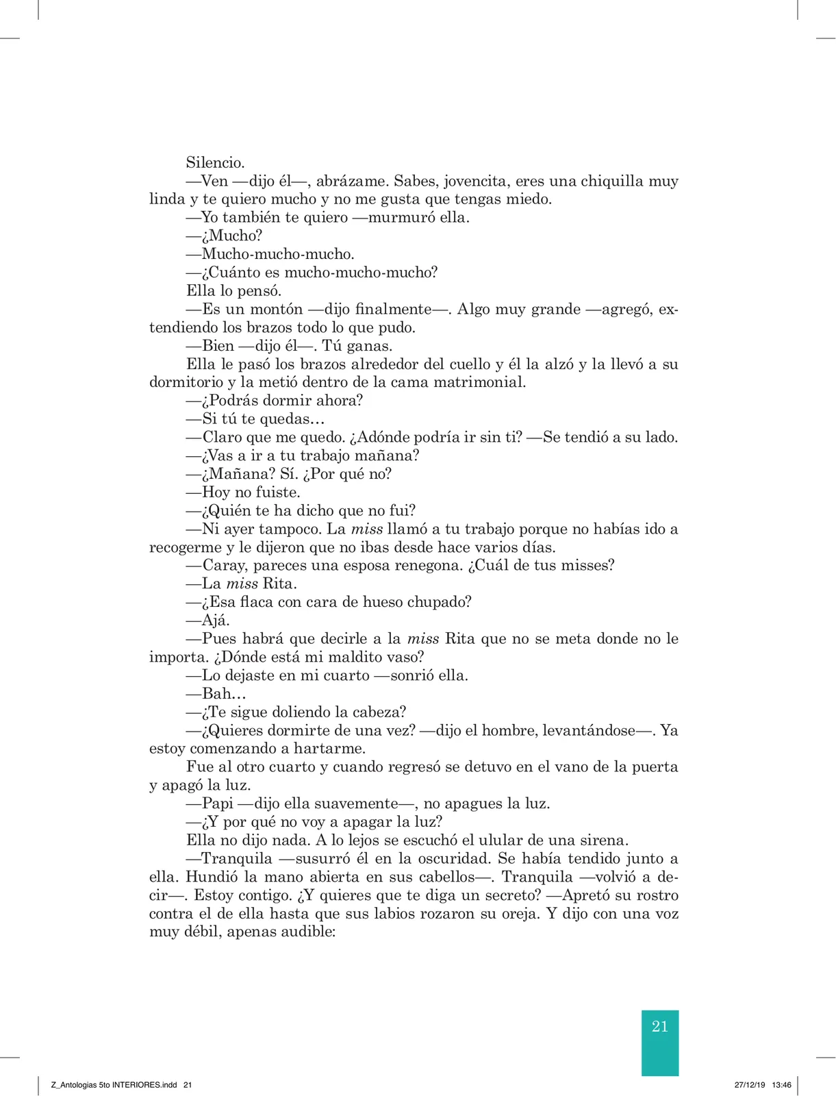 Página 23 de Antología literaria 5 · 2019