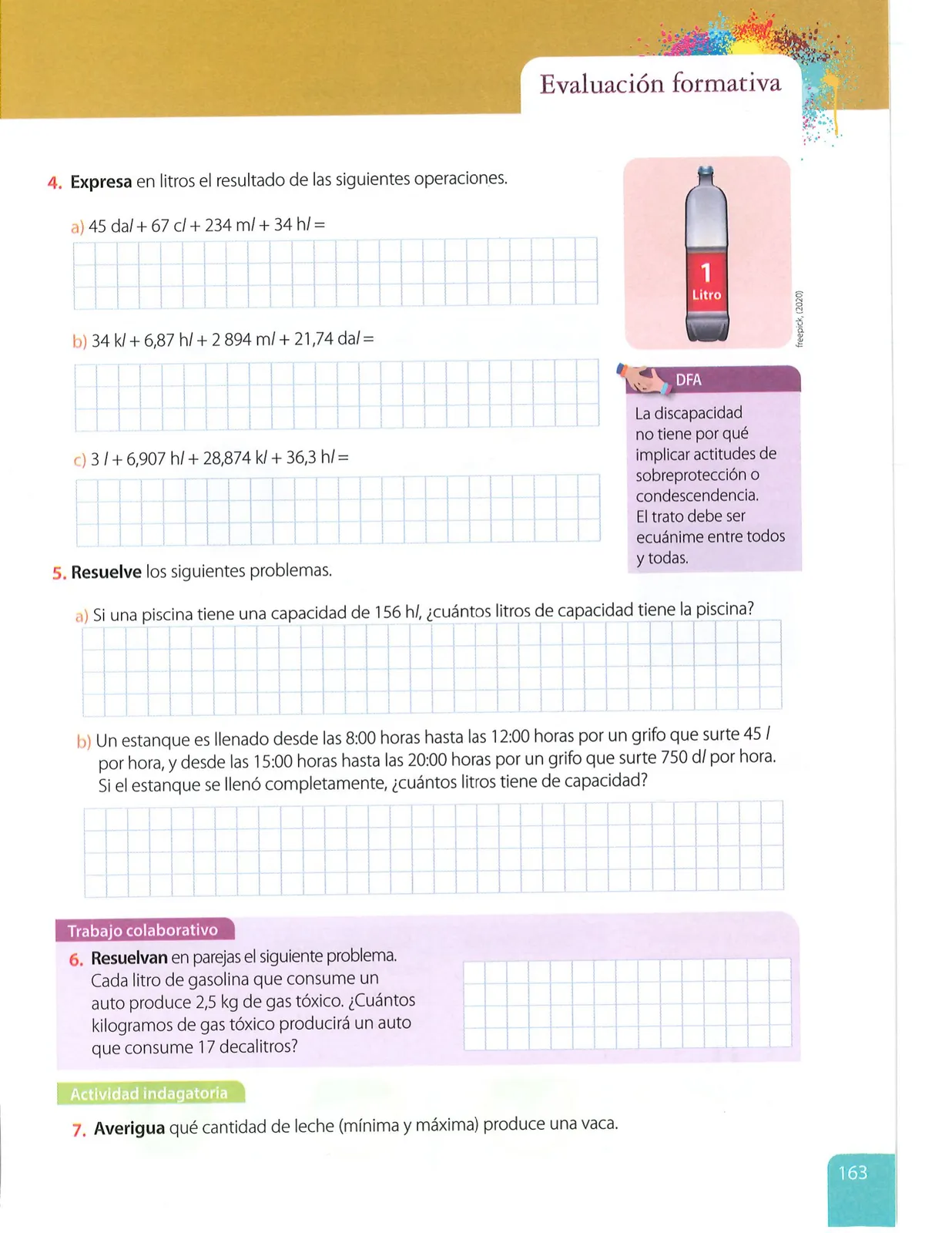 Página 164 de Matematica · 7 EGB · 2024