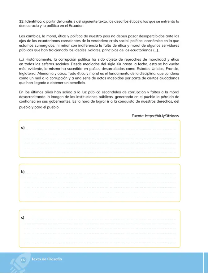 Página 133 de Filosofia 2° · Bgu 2 Filosofia 2024 · 2024
