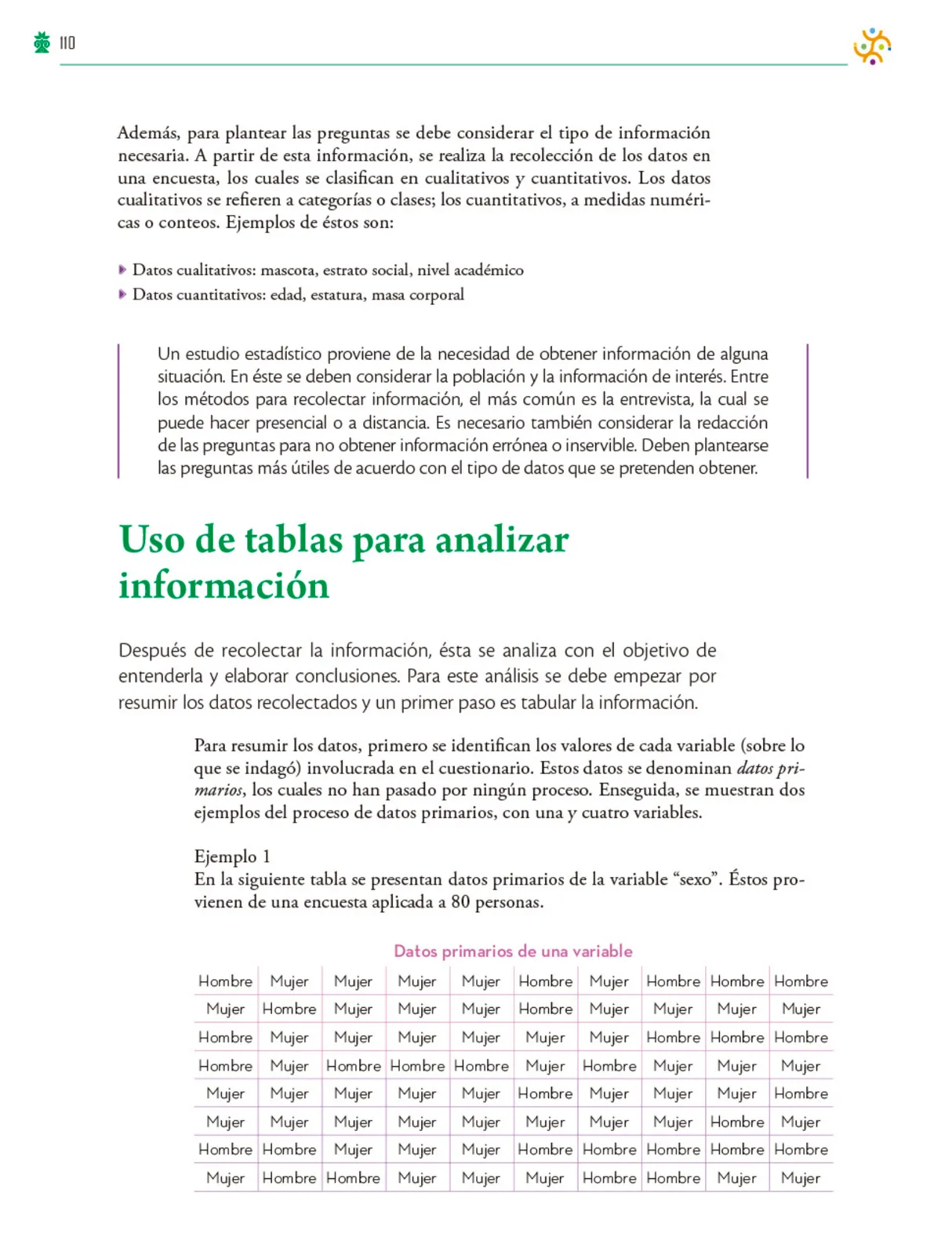 Página 111 de Colección Ximhai. Saberes y pensamiento científico. Libro de Educación Telesecundaria Grado 1° Ciclo Escolar 2025 - 2026