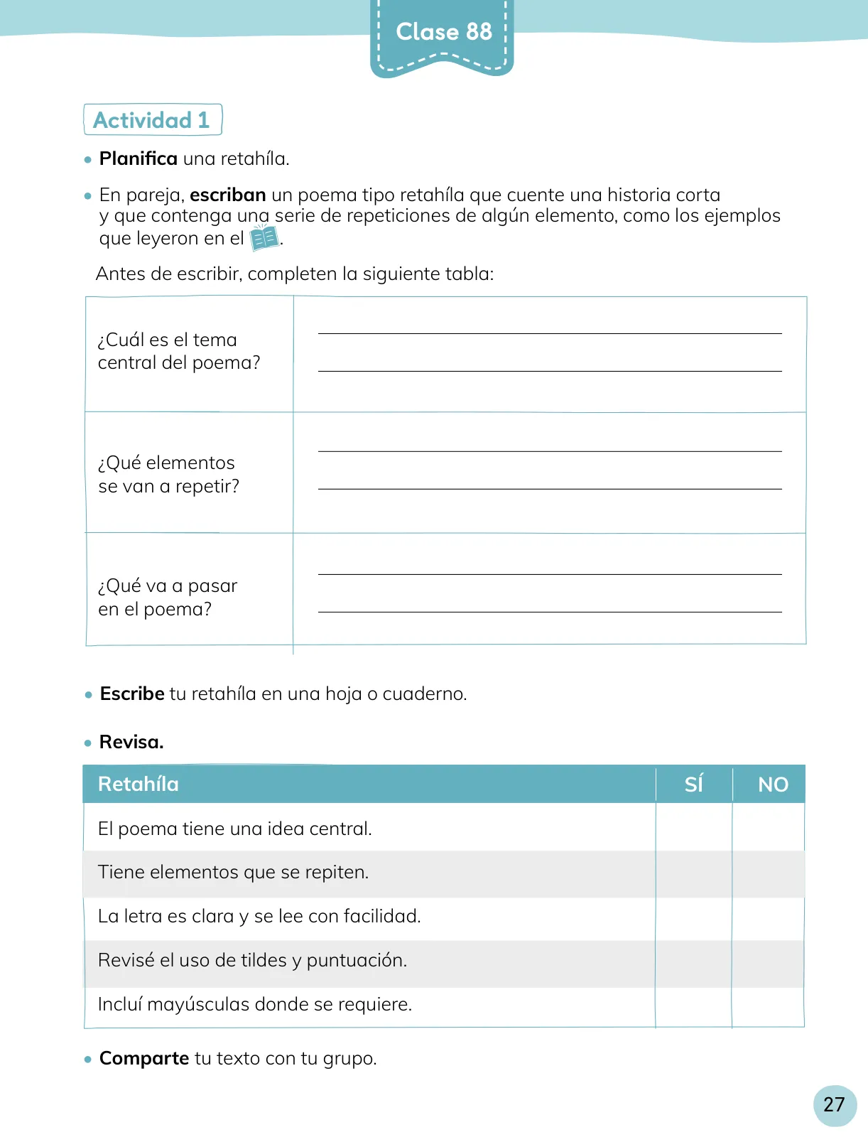Página 28 de Lenguaje y Comunicación – Cuarto Básico | Texto del Estudiante MINEDUC – Descargar PDF · 2024