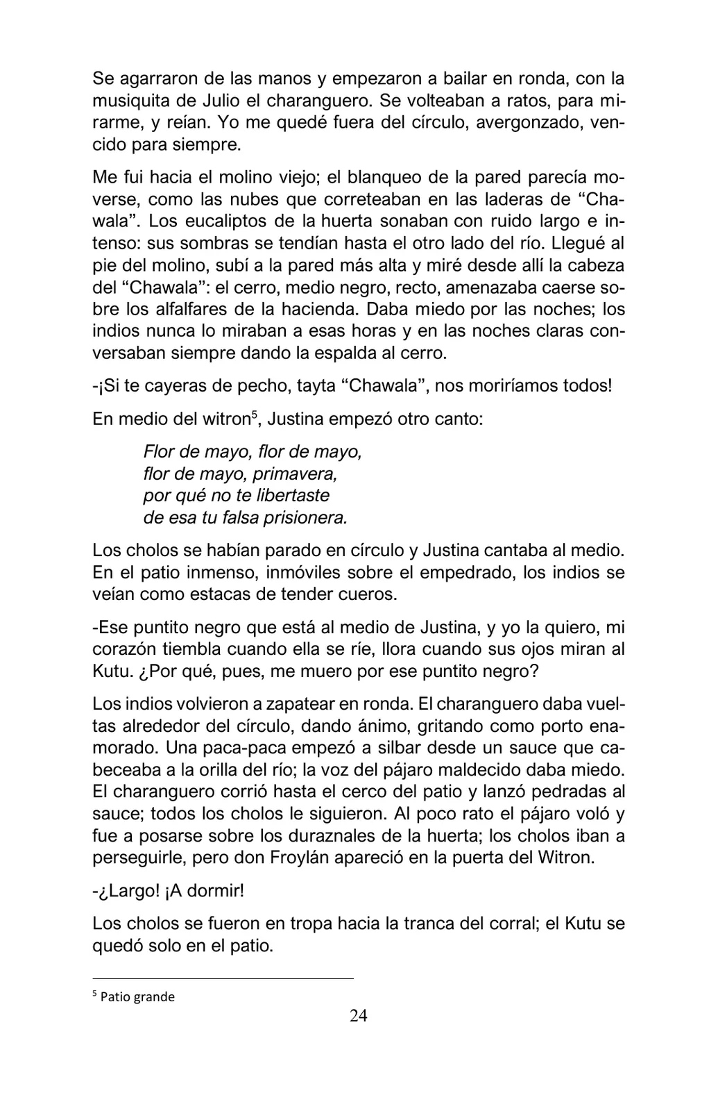 Página 24 de Arguedas, entre el fuego y el amor : textos seleccionados para estudiantes de Educación Básica · 2021