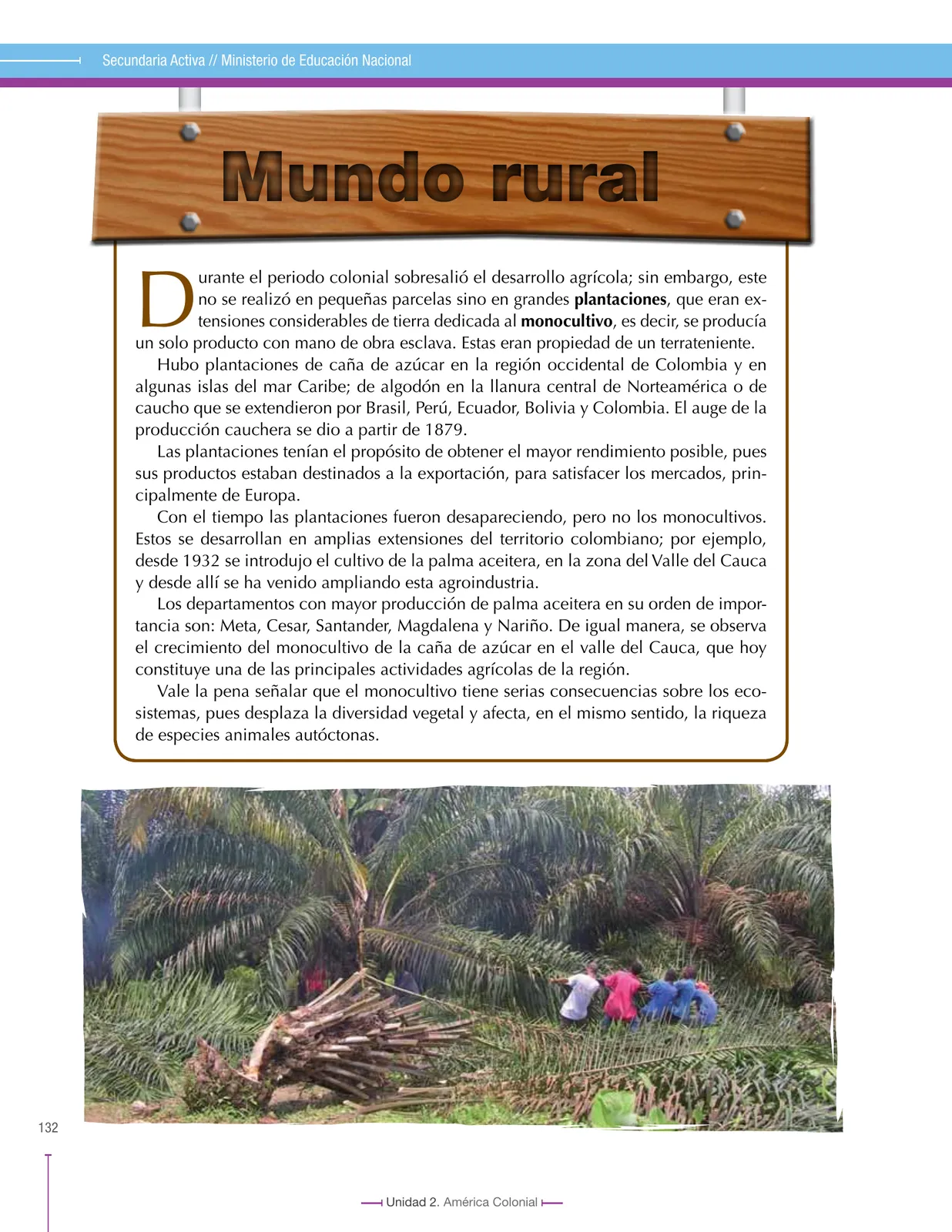 Miniatura página 132 de Ciencias Sociales 8° · Secundaria Activa