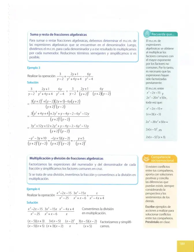 Página 189 de Matematica 9° · Egb 9 Matematica 2025 · 2025