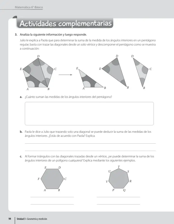 Página 96 de Matemática – Sexto Básico | Texto del Estudiante MINEDUC – Descargar PDF · 2024