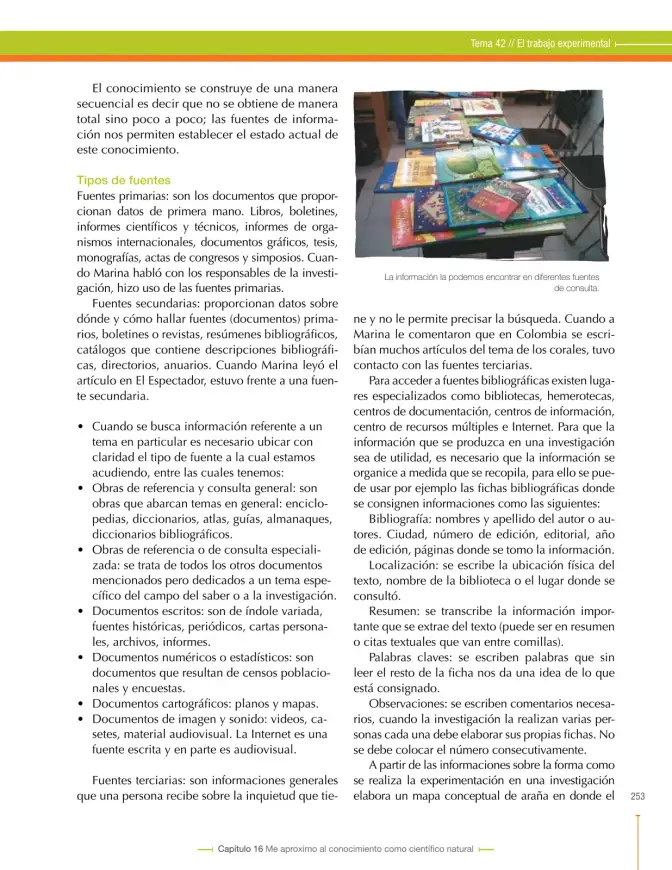 Página 253 de Ciencias Naturales 8° · Secundaria Activa