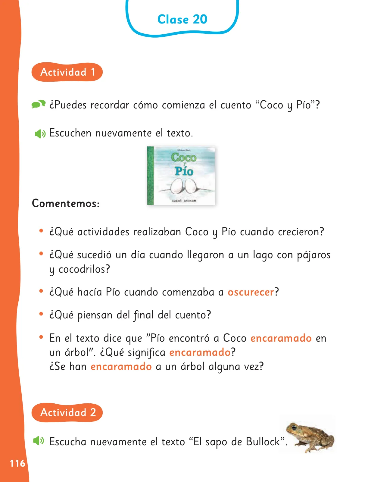 Página 119 de Lenguaje y Comunicación – Primero Básico | Texto del Estudiante MINEDUC – Descargar PDF · 2024
