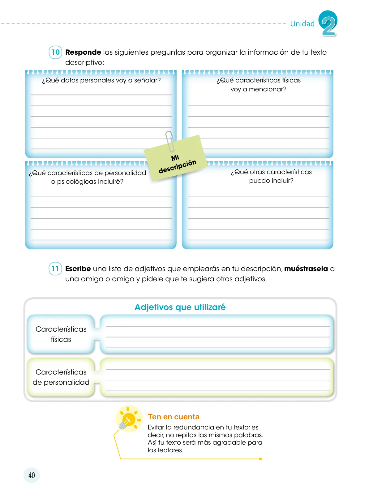 Miniatura página 41 de Comunicación 5 : cuaderno de trabajo para quinto grado de Educación Primaria 2019 · 2019