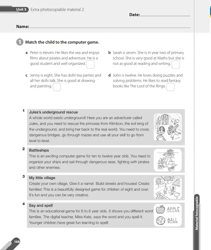 Página 32 de Inglés – Quinto Básico | Texto del Estudiante MINEDUC – Descargar PDF · 2024