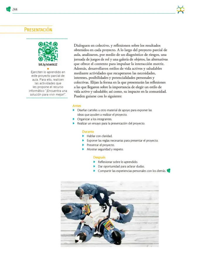 Página 245 de Colección Sk´asolil. Nuestro libro de Proyectos. Tomo III. Libro de Educación Telesecundaria Grado 2° Ciclo Escolar 2025 - 2026