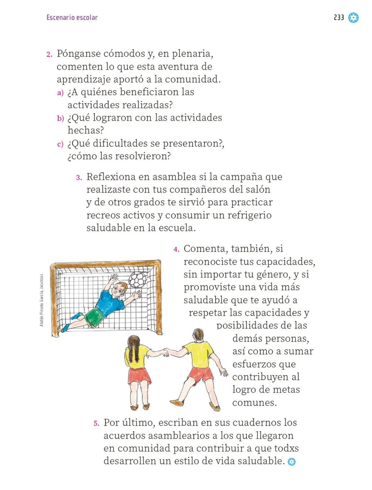Miniatura página 234 de Proyectos Escolares.   Libro de Educación Primaria Grado 1°  Ciclo Escolar 2025 - 2026
