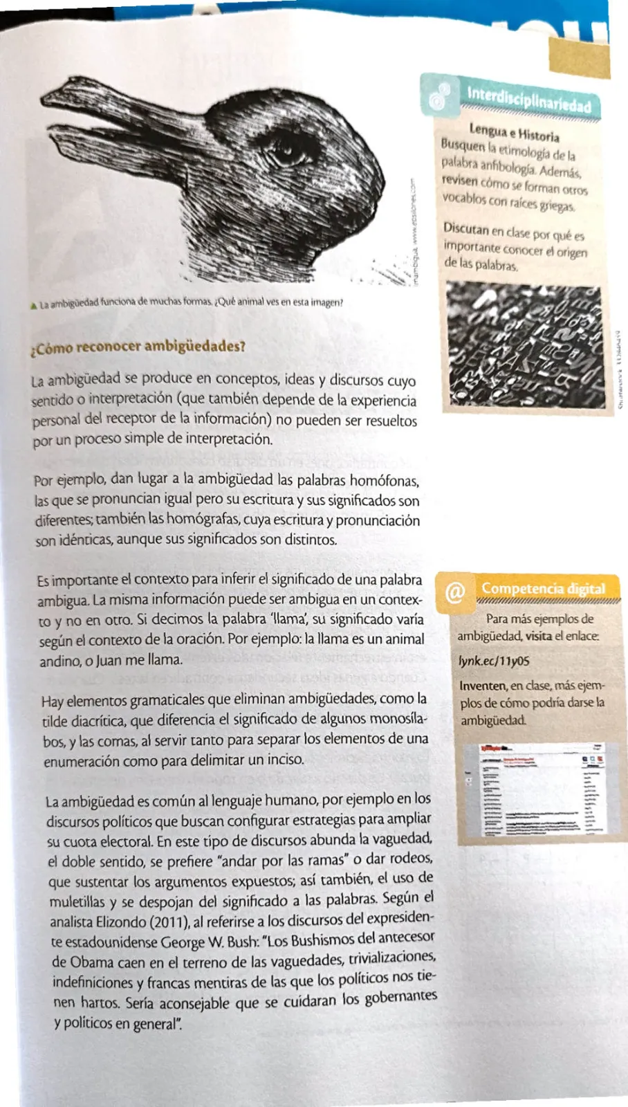 Página 36 de Lengua y Literatura 1 BGU · 2024