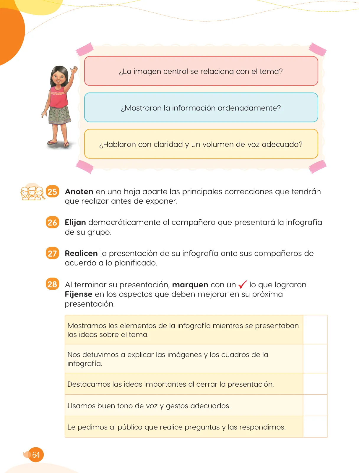 Página 66 de Cuadernillo de Comunicación 4, cuarto grado de Primaria · 2023
