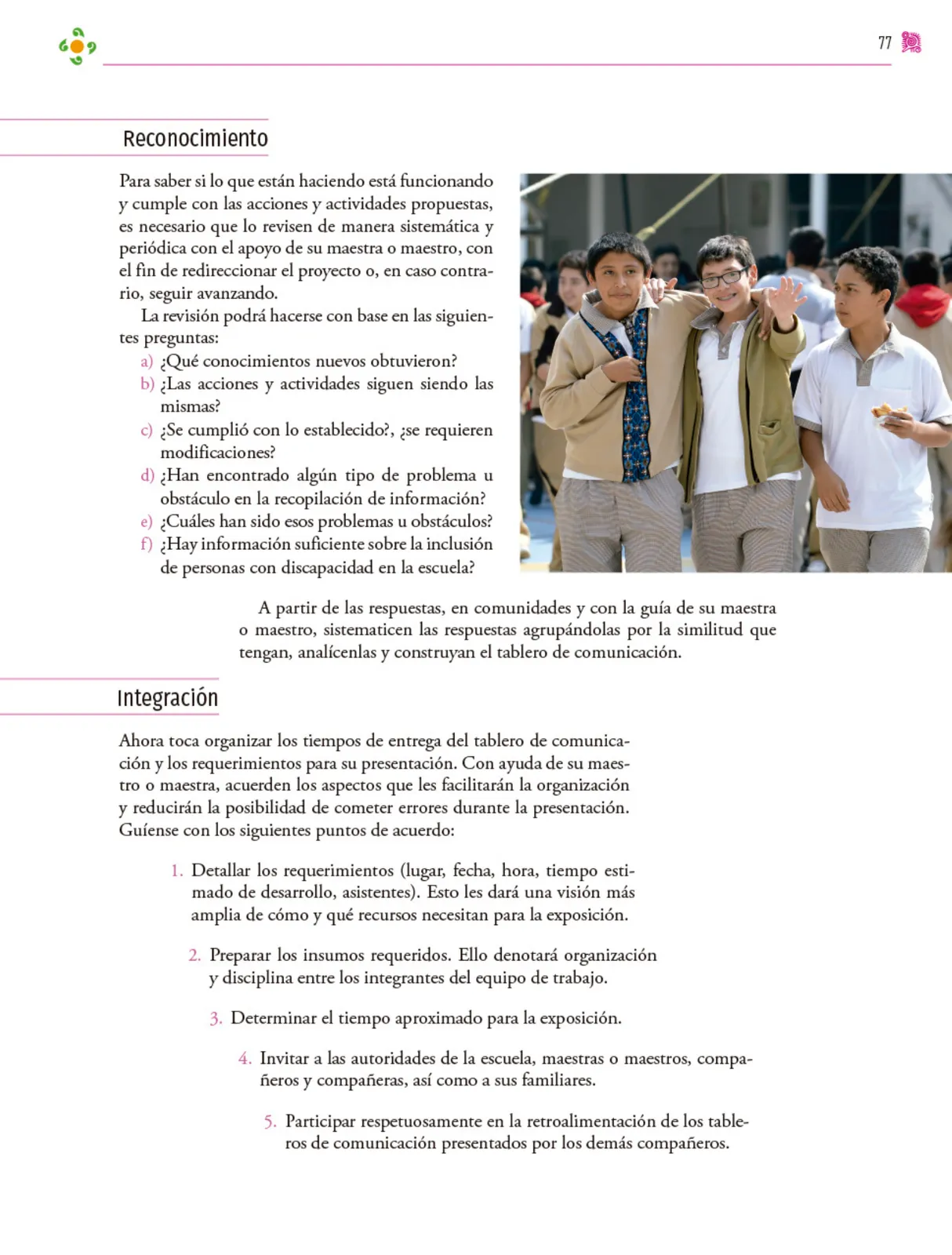 Página 78 de Colección Ximhai. Nuestro libro de proyectos.   Libro de Educación Secundaria Grado 1°  Ciclo Escolar 2025 - 2026