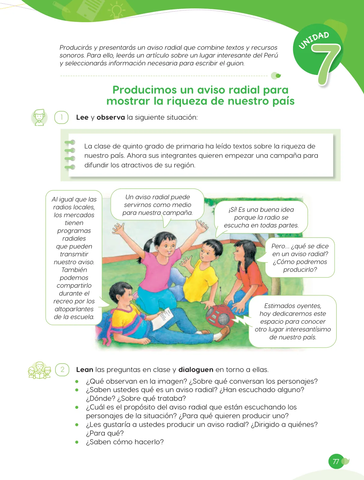 Miniatura página 79 de Cuadernillo de Comunicación 5, quinto grado de Primaria · 2023