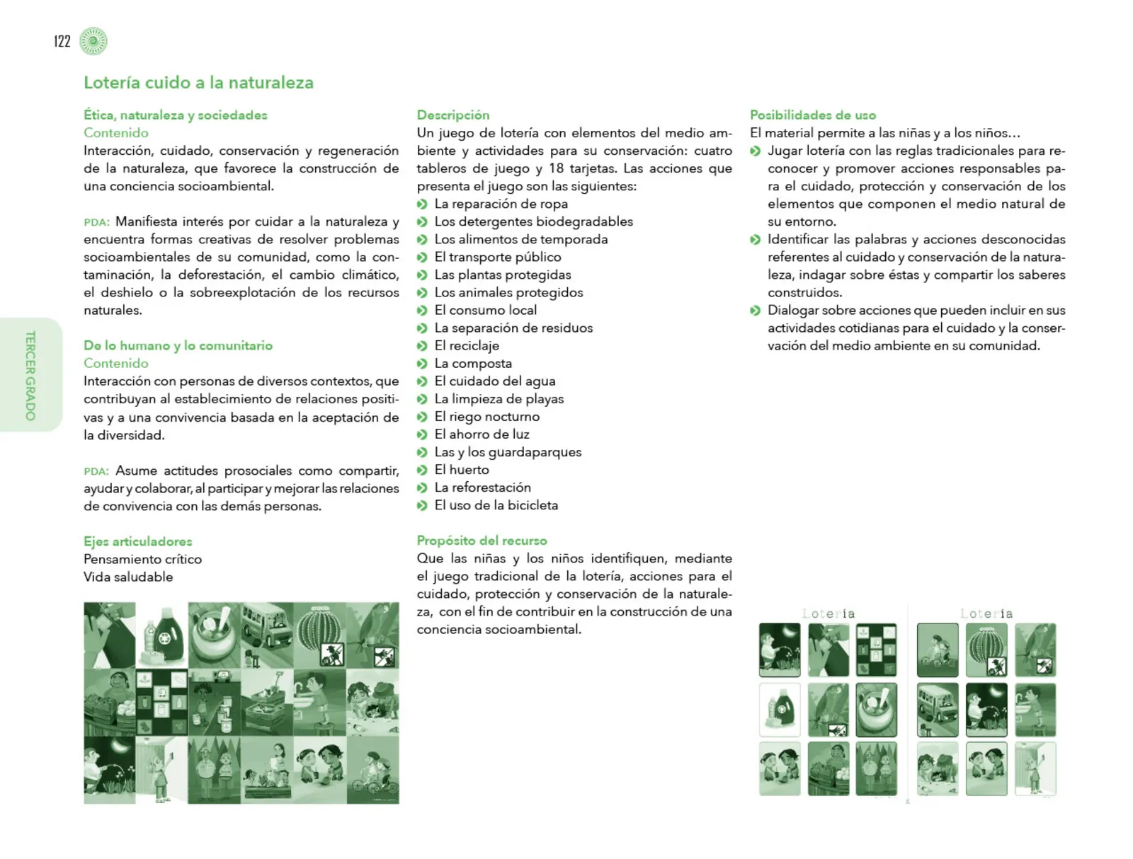 Página 123 de Posibilidades de trabajo para la acción transformadora y el codiseño. Ficheros. Fase 2  Libro de Educación Preescolar Grado 1°, 2°, 3°  Ciclo Escolar 2025 - 2026