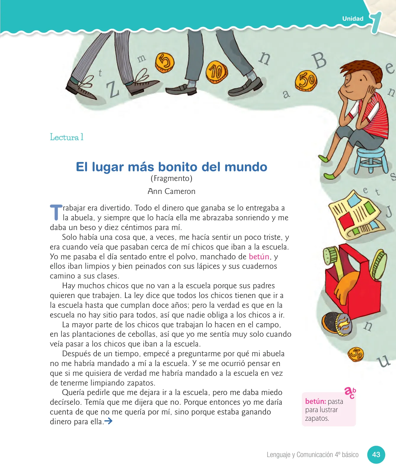 Página 45 de Lenguaje y Comunicación – Cuarto Básico | Texto del Estudiante MINEDUC – Descargar PDF · 2024