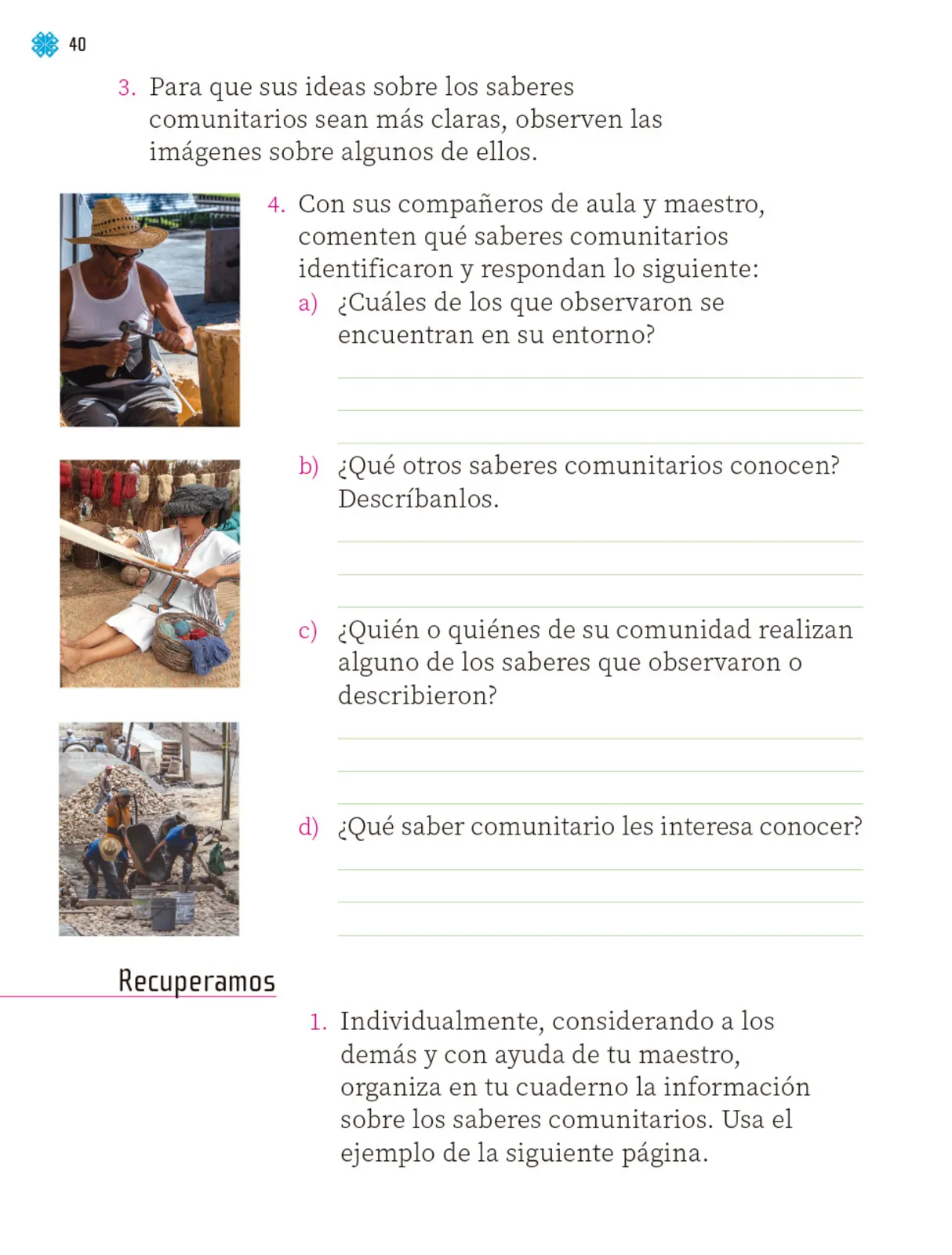 Miniatura página 41 de Proyectos de Aula.   Libro de Educación Primaria Grado 1°  Ciclo Escolar 2025 - 2026