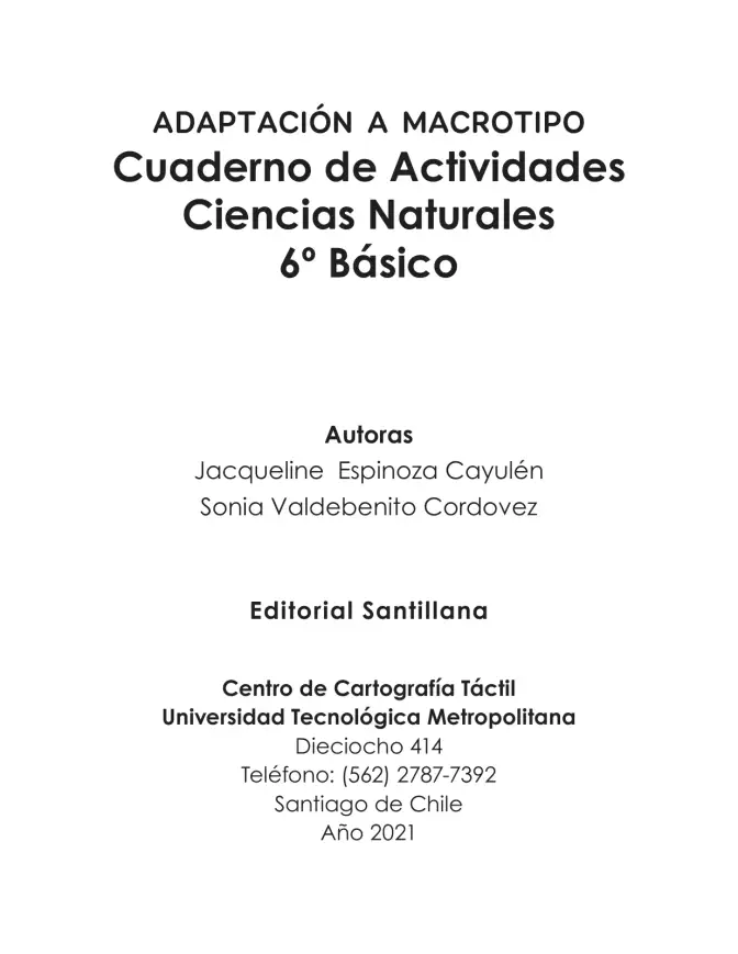 Página 1 de Libro de Ciencias Naturales – Quinto Básico | Texto del Estudiante MINEDUC – Descargar PDF · 2024