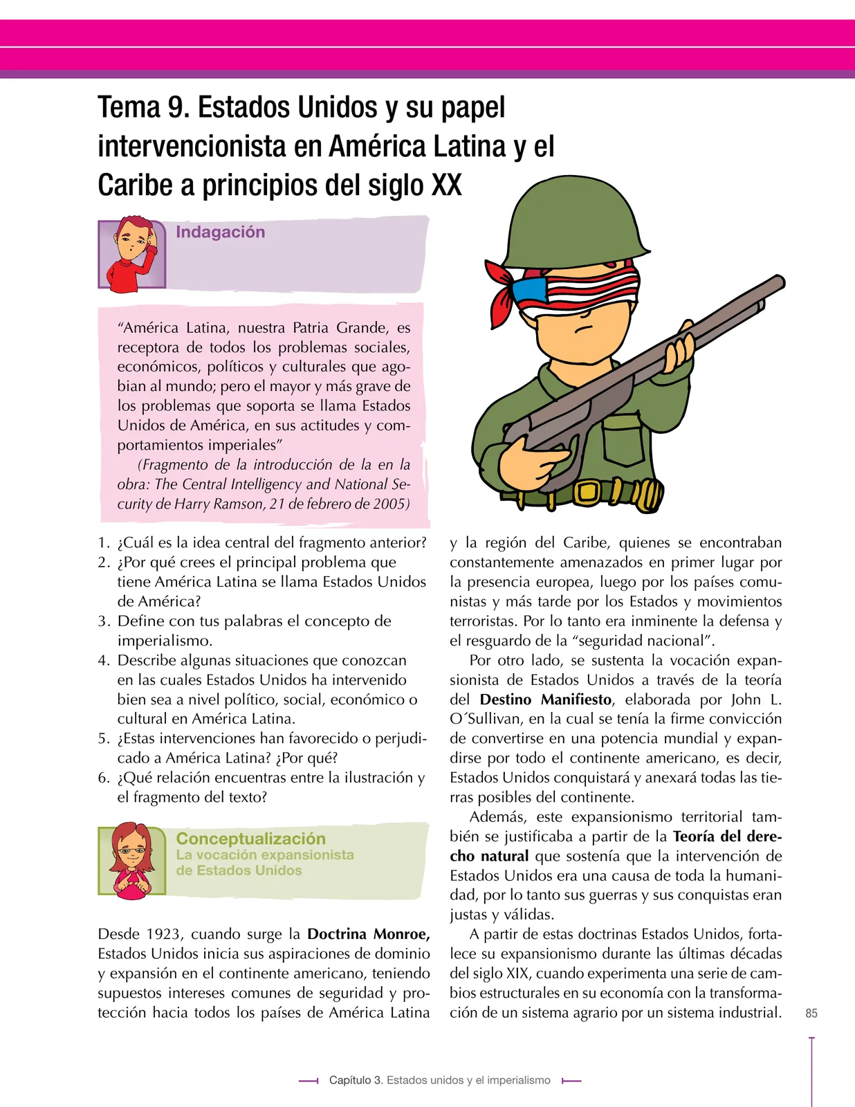 Página 85 de Ciencias Sociales 9° · Secundaria Activa