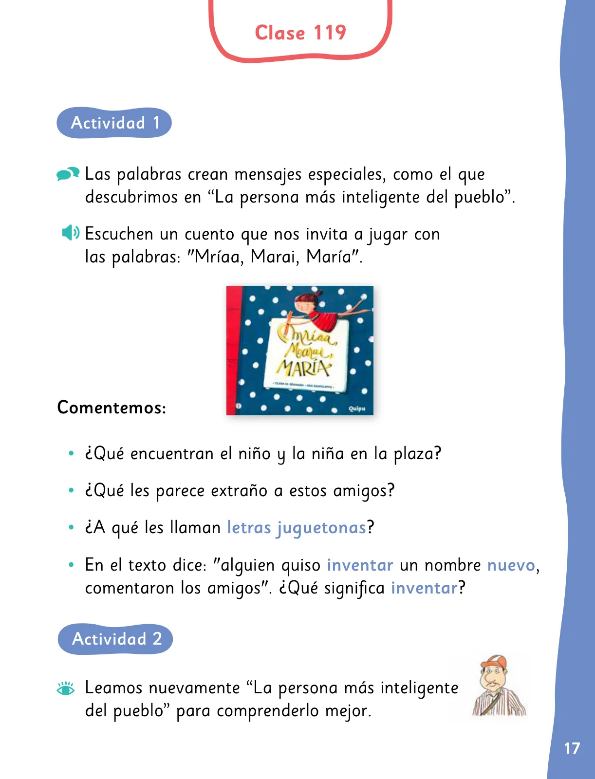 Página 20 de Lenguaje y Comunicación – Primero Básico | Texto del Estudiante MINEDUC – Descargar PDF · 2024