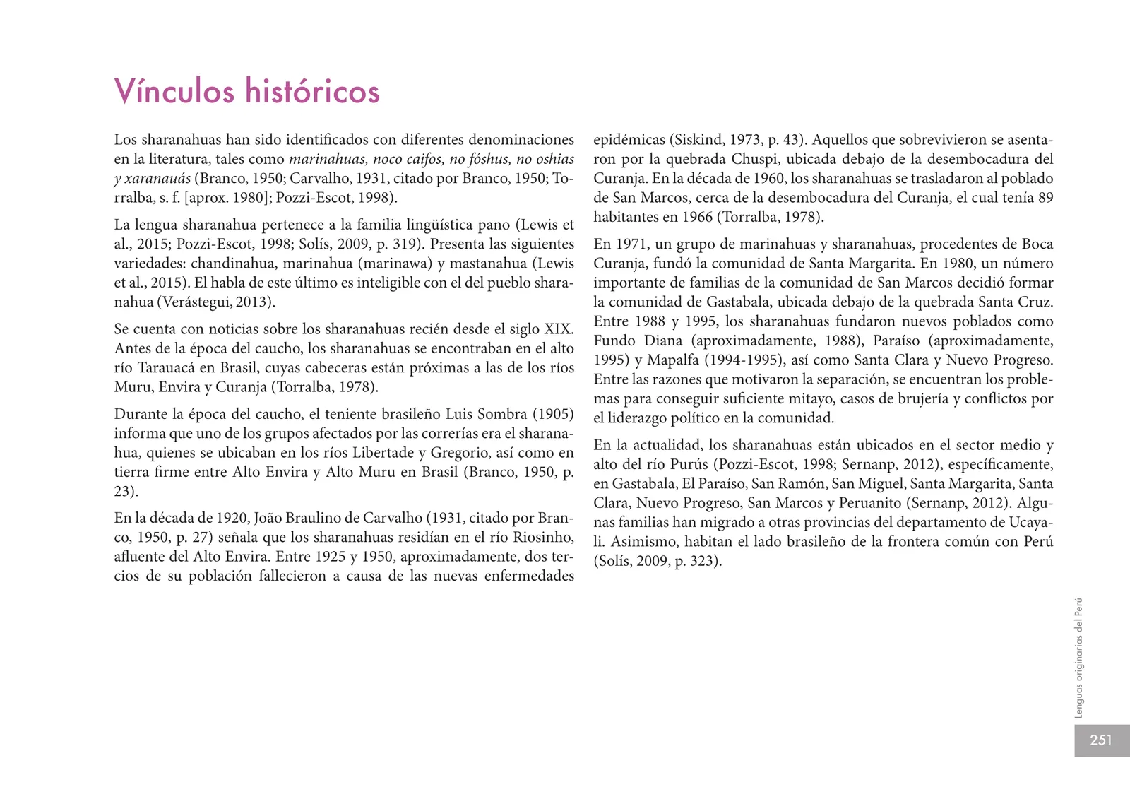 Miniatura página 253 de Lenguas originarias del Perú · 2018