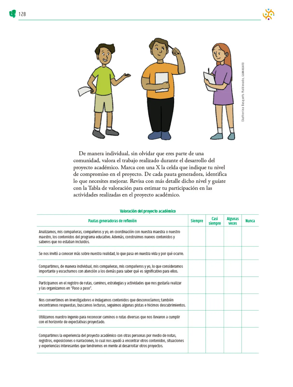 Página 129 de Colección Sk´asolil. Nuestro libro de Proyectos. Tomo III. Libro de Educación Telesecundaria Grado 2° Ciclo Escolar 2025 - 2026