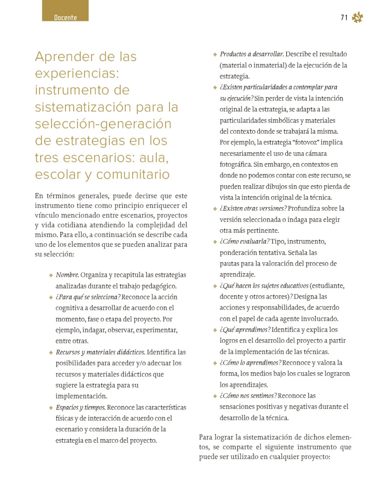 Página 72 de Un libro sin recetas, para la maestra y el maestro. Fase 4 Libro de Educación Primaria Grado 3°, 4° Ciclo Escolar 2025 - 2026