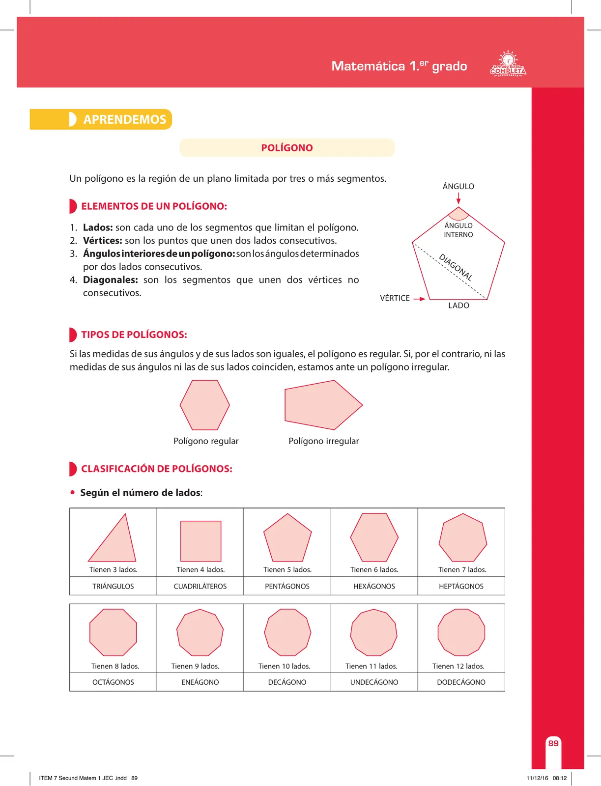 Página 89 de Matemática 1 : cuaderno de reforzamiento pedagógico - JEC · 2016