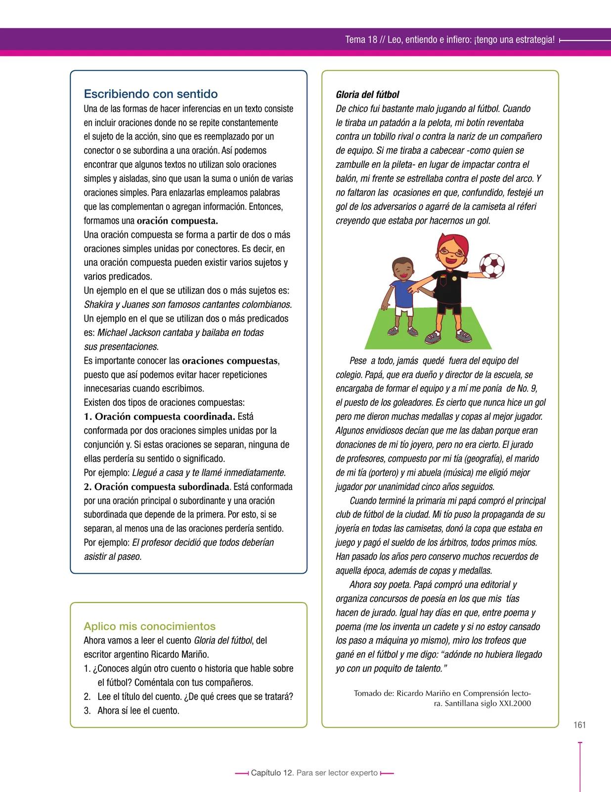 Miniatura página 161 de Lenguaje 8° · Secundaria Activa