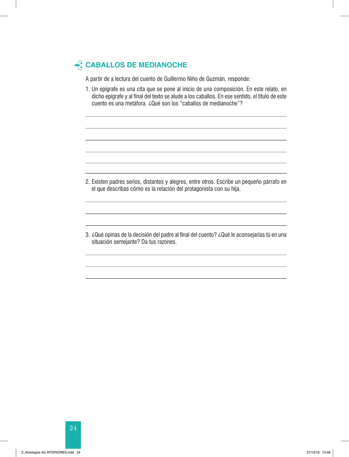 Página 26 de Antología literaria 5 · 2019