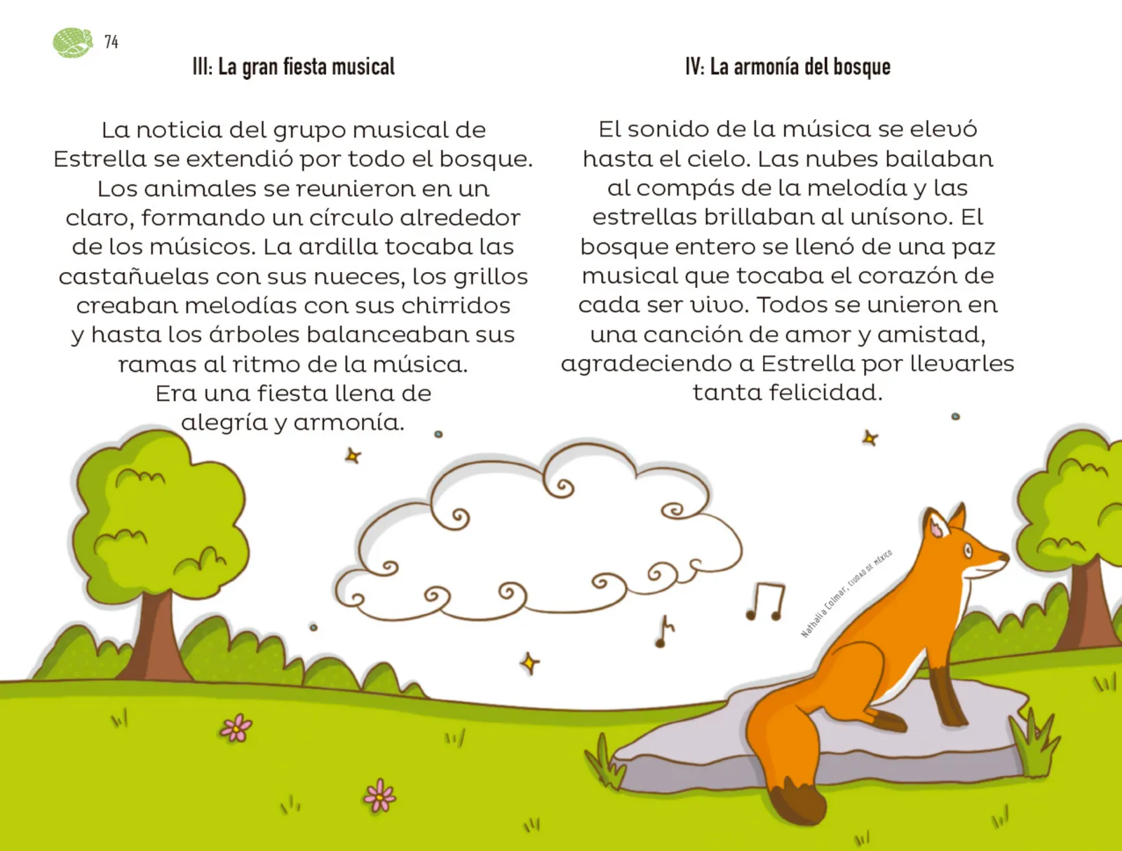 Miniatura página 75 de Múltiples lenguajes.   Libro de Educación Preescolar Grado 1°  Ciclo Escolar 2025 - 2026