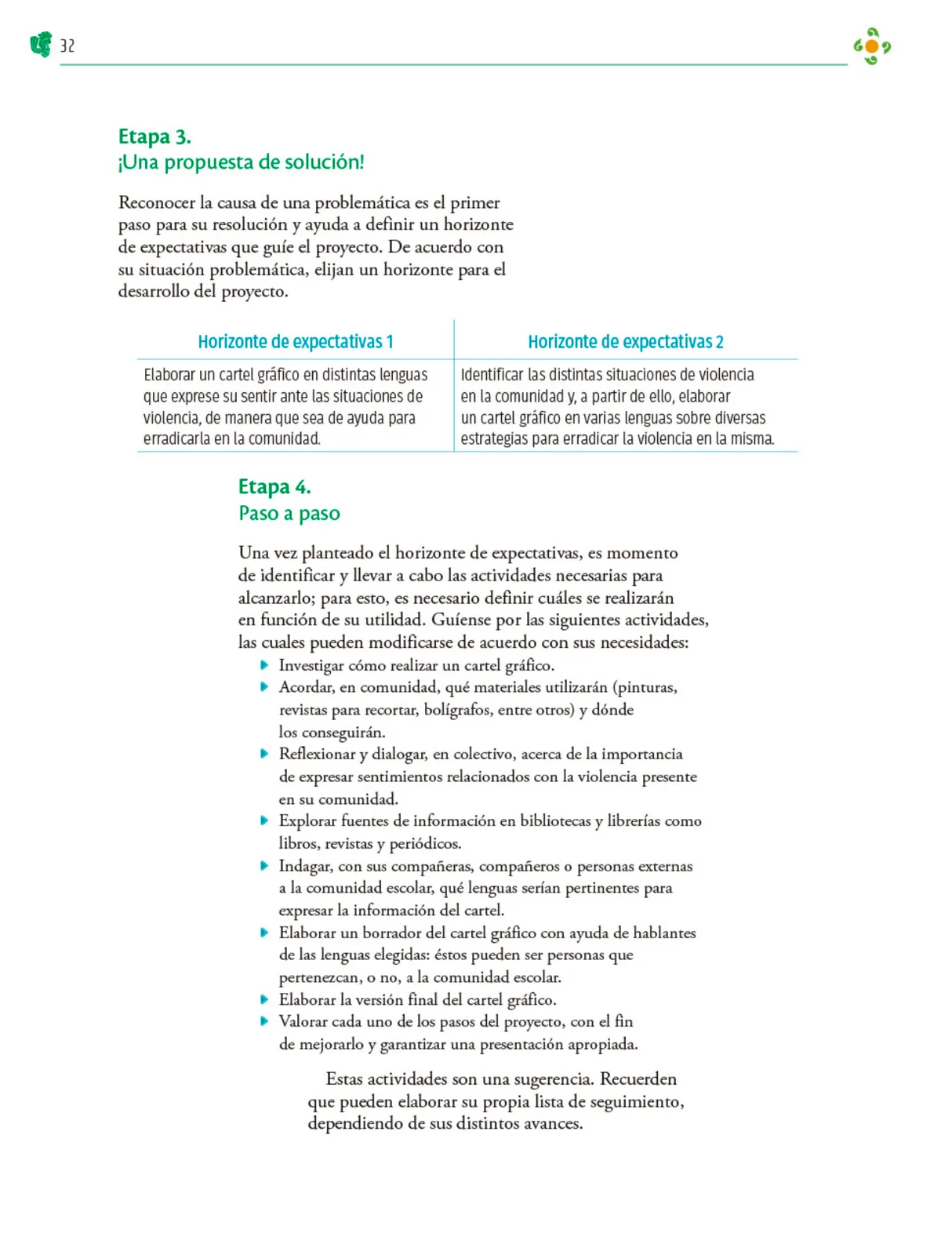 Miniatura página 33 de Colección Nanahuatzin. Nuestro libro de Proyectos.  Tomo III.  Libro de Educación Telesecundaria Grado 3°  Ciclo Escolar 2025 - 2026