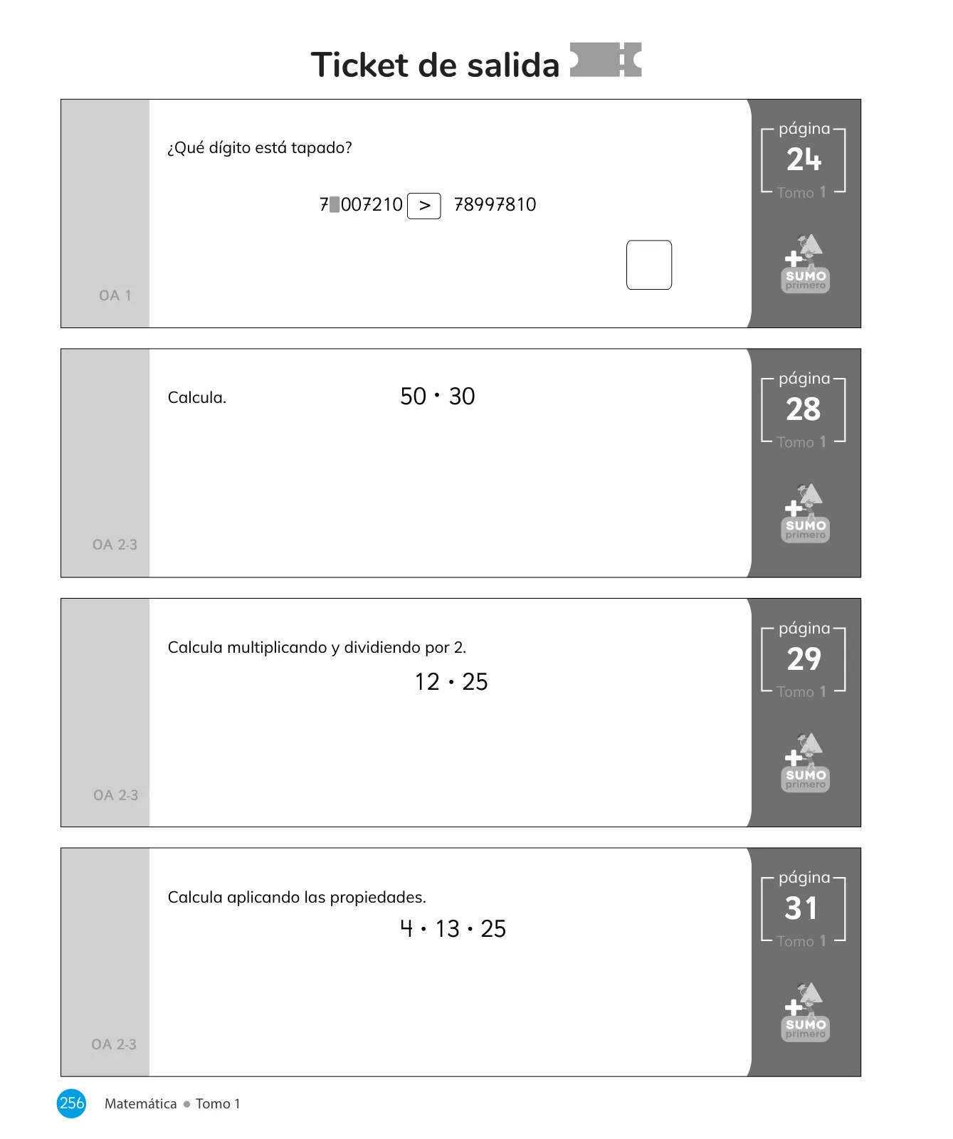 Miniatura página 258 de Sumo Primero – Quinto Básico | Texto del Estudiante MINEDUC – Descargar PDF · 2024