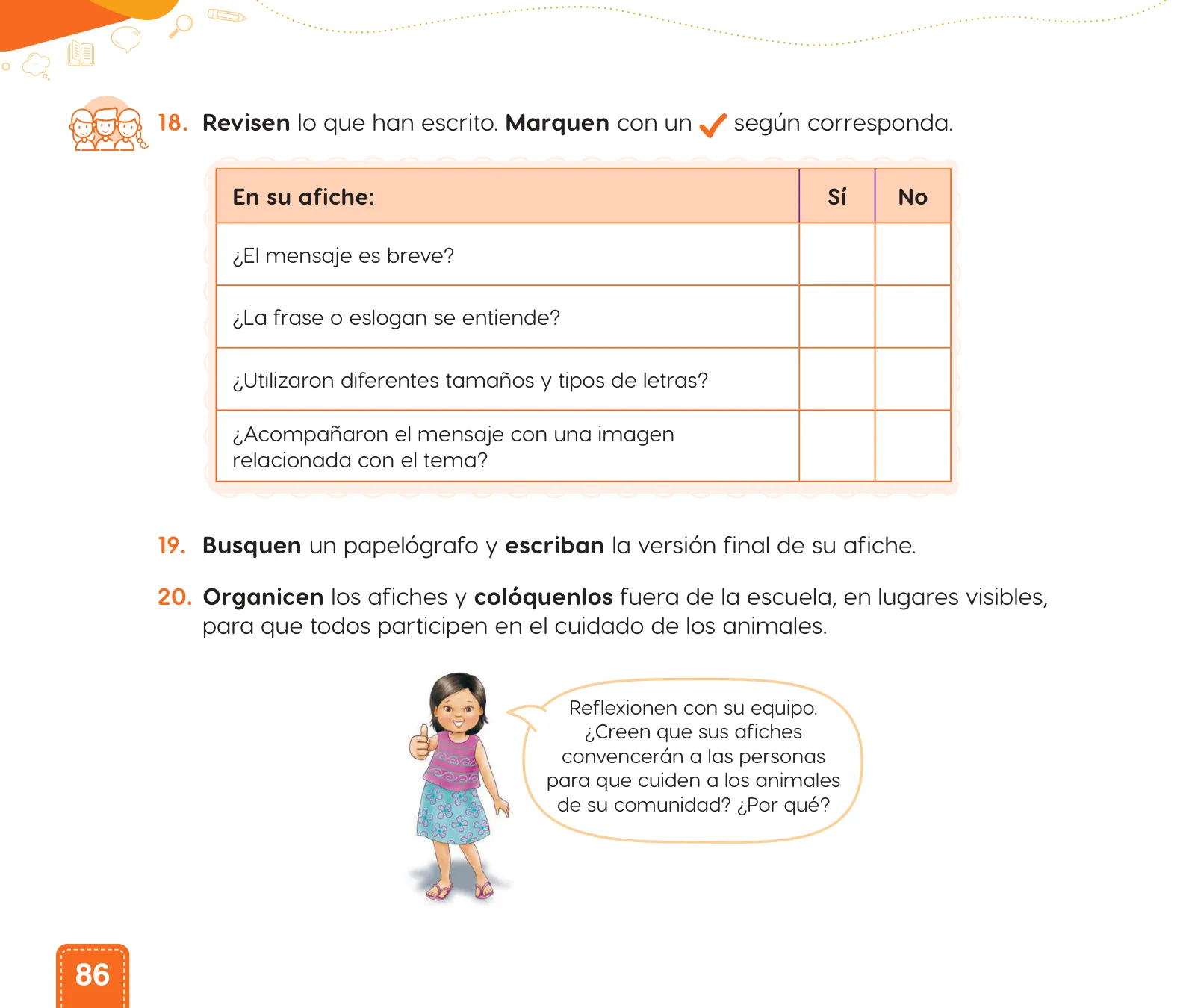 Miniatura página 88 de Cuadernillo de Comunicación 1. Primer grado de Primaria · 2024